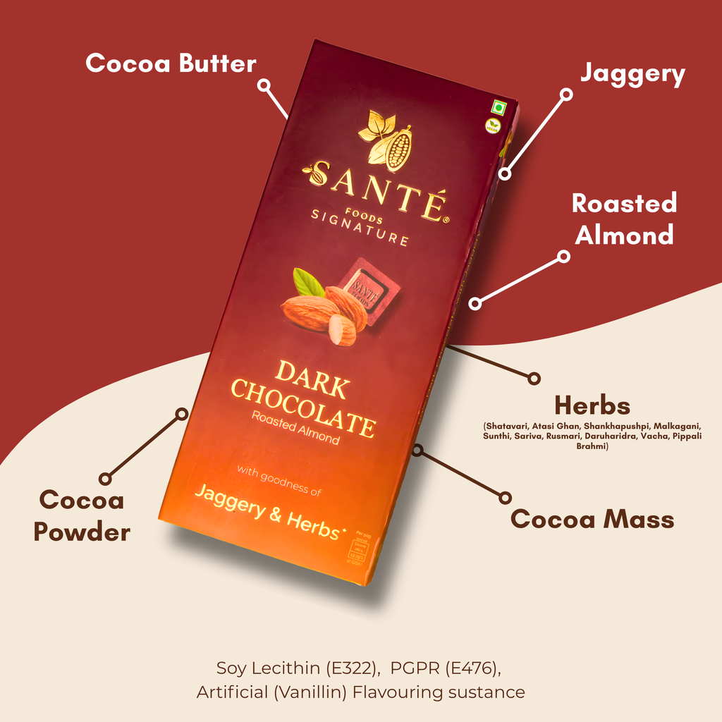 Assorted Pack of 3 | Jaggery Sweetened Dark Chocolates | Roasted Almond, Candied Orange Peel, Original Dark| 50g each