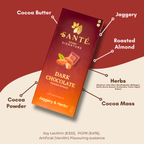 Assorted Pack of 3 | Jaggery Sweetened Dark Chocolates | Roasted Almond, Candied Orange Peel, Original Dark| 50g each