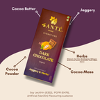 Assorted Pack of 3 | Jaggery Sweetened Dark Chocolates | Roasted Almond, Candied Orange Peel, Original Dark| 50g each